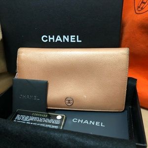 Authentic Chanel Long Wallet